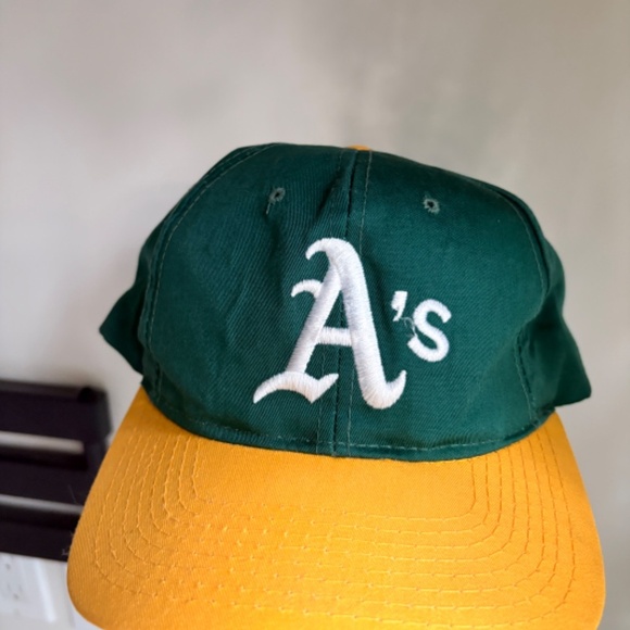 vintage Oakland A's MLB baseball Triple A Ted Fletcher hat snapback 1990 - Picture 2 of 8